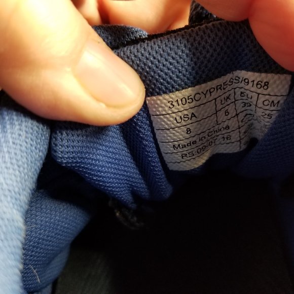 Vionic Cypress Blue Orthopedic Hiking Boots Size 8 - Picture 6 of 6